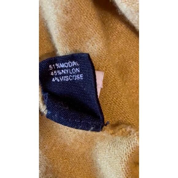 Orange Fashion Village Supersoft Boatneck Sweater O/S Mustard - Picture 5 of 6